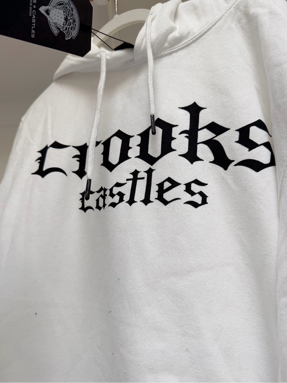 Crooks and Castle White Mens Hoodie